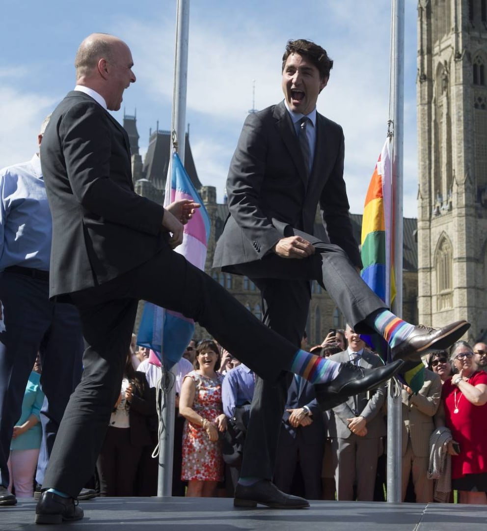 Justin Trudeau Kanadas Premier Und Sein Socken Tick